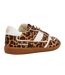 Womens/ladies Augustine Leopard Print Trainers Leopard Steve Madden-2