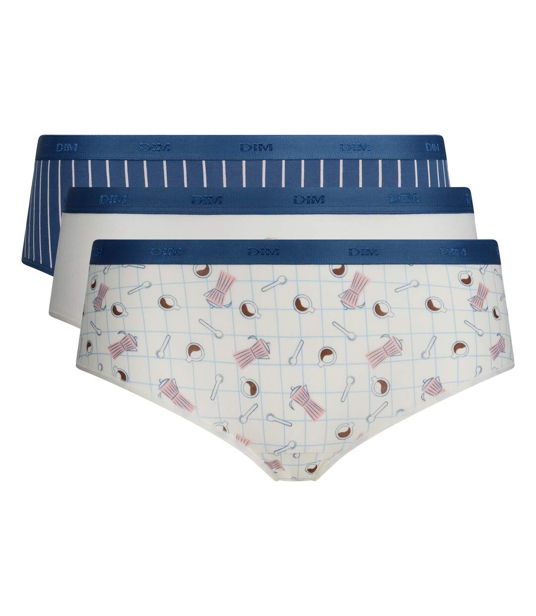 Lot de 3 Shorties Coton Les Pockets Coton-3