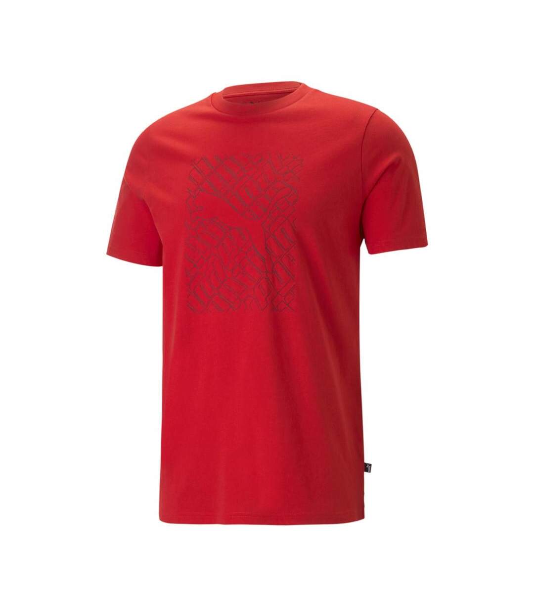 T-shirt Rouge Homme Puma Graphics - L