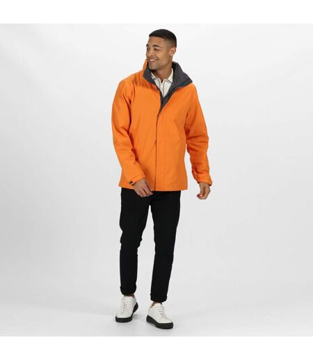 Regatta Mens Standout Ardmore Jacket (Waterproof & Windproof) (Sun Orange/Seal Grey) - UTRG1603
