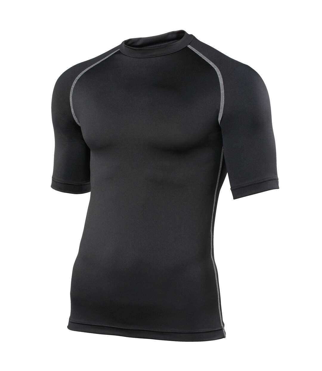 Base layer sport à manches courtes homme noir Rhino