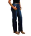 Jean Femme Wide Leg Taille Haute - Confort et Style en Bleu Grande Taille-3