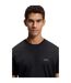 Mens Printed Relaxed Fit T-shirt & Shorts Set Grey Black Boss-4
