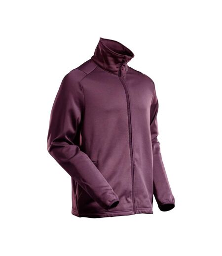 Mens Customised Full Zip Fleece Jacket Bordeaux Mascot