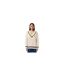 Sweat Motif/style Maille Torsadée Femme Beige Vert Lacoste-1