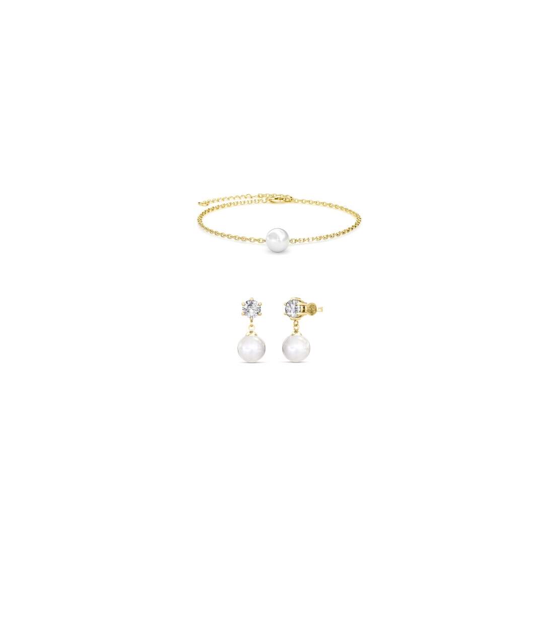 Parures Pauline Crystal Pearl, Perle d'Autriche, Cristal d'Autriche