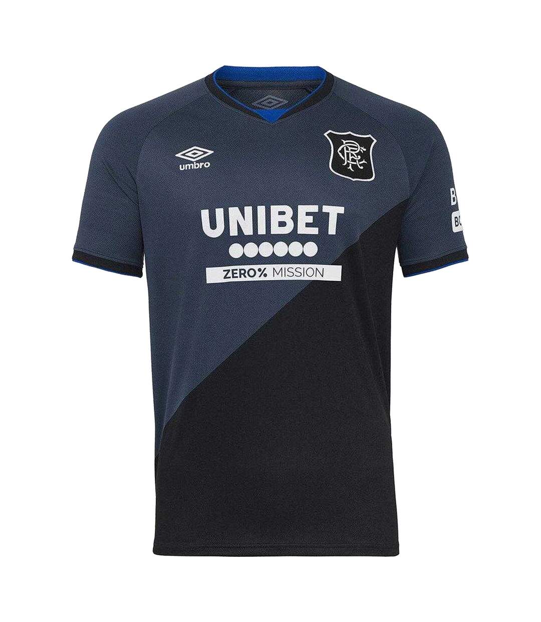Mens 25/26 Rangers Fc Short-sleeved Third Jersey Mood Indigo Caviar Umbro-1