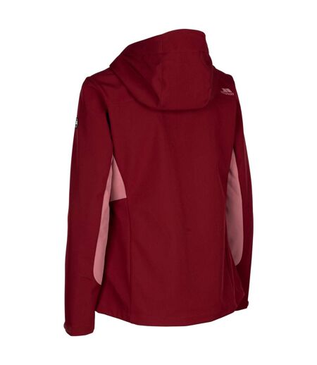 Trespass Womens/Ladies Eckwood Soft Shell Jacket (Dark Cherry) - UTTP6495