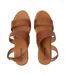 Sandales À Talons Compensés Ella Femme Marron Firetrap-3