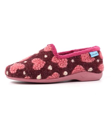 Chaussons Minnie Femme Bordeaux Lunar