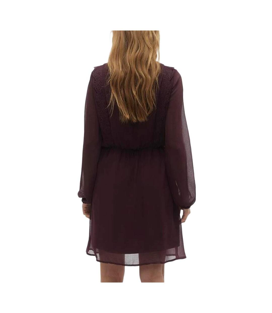 Robe Bordeaux Femme Vero Moda Juna - M