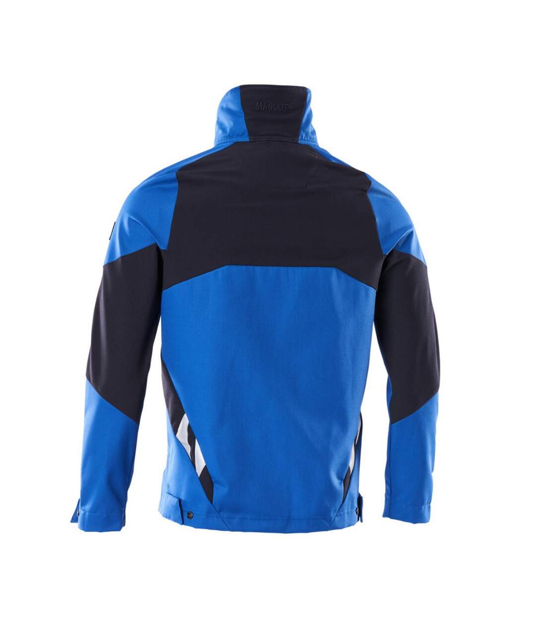 Mens Accelerate Stretch Jacket Azure Blue Dark Navy Mascot-2