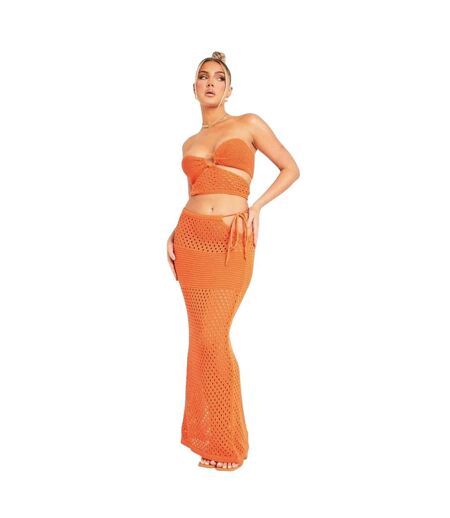 Haut Court Femme Orange Missy Empire