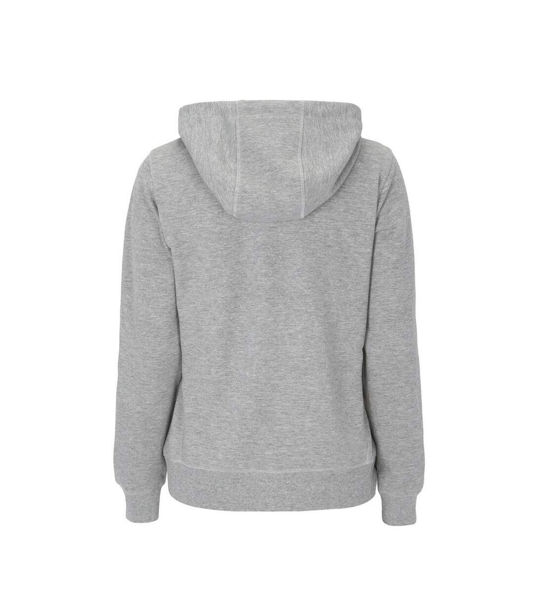Veste À Capuche Femme Gris Chiné Cottover-2