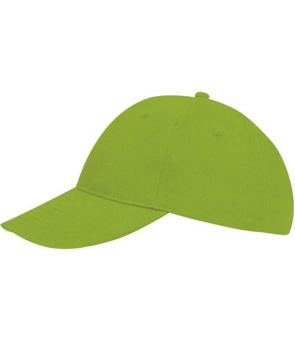 SOLS Unisex Buffalo 6 Panel Baseball Cap (Lime)