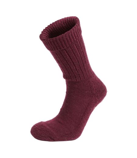 Chaussettes de randonnée laugton femme bordeaux Craghoppers