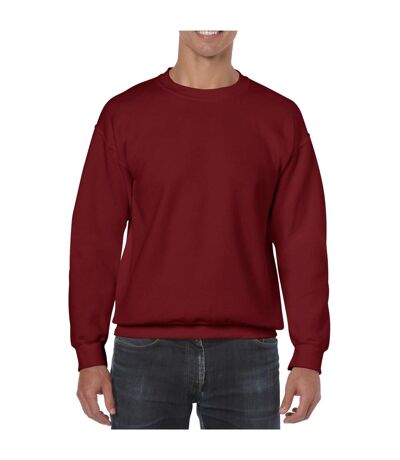 Mens Heavy Blend Sweatshirt Garnet Gildan