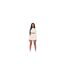Womens/ladies Ruched Cycling Shorts Sand Missy Empire-1