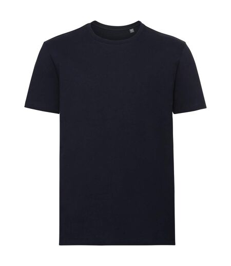 Mens organic t-shirt french navy Russell