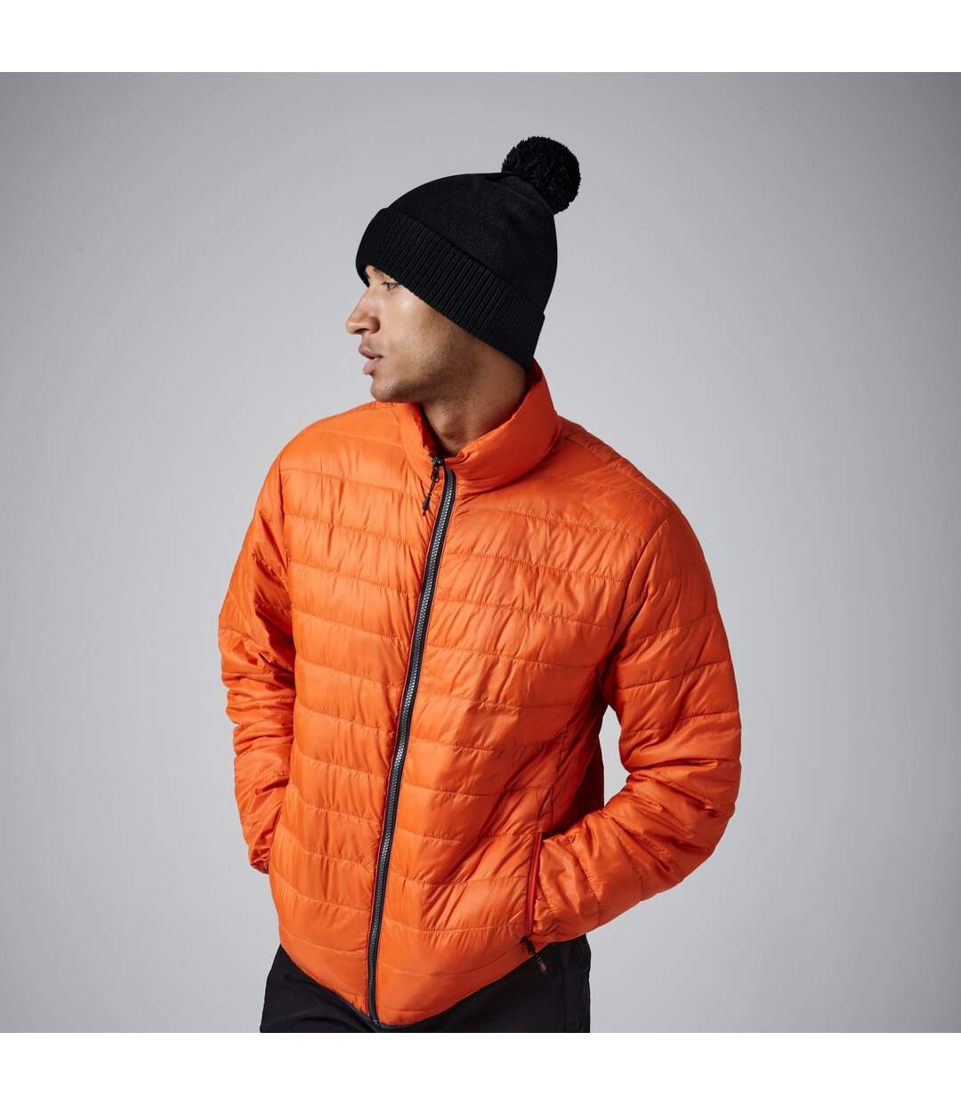 Water repellent beanie black Beechfield-2