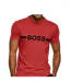 T-shirt Motif/style Logo Tonal Homme Marron Boss-3