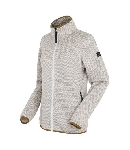 Veste Polaire Elzie Femme Blanc Taupe Clair Regatta