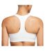 Brassière de sport blanche femme nike swsh med-2