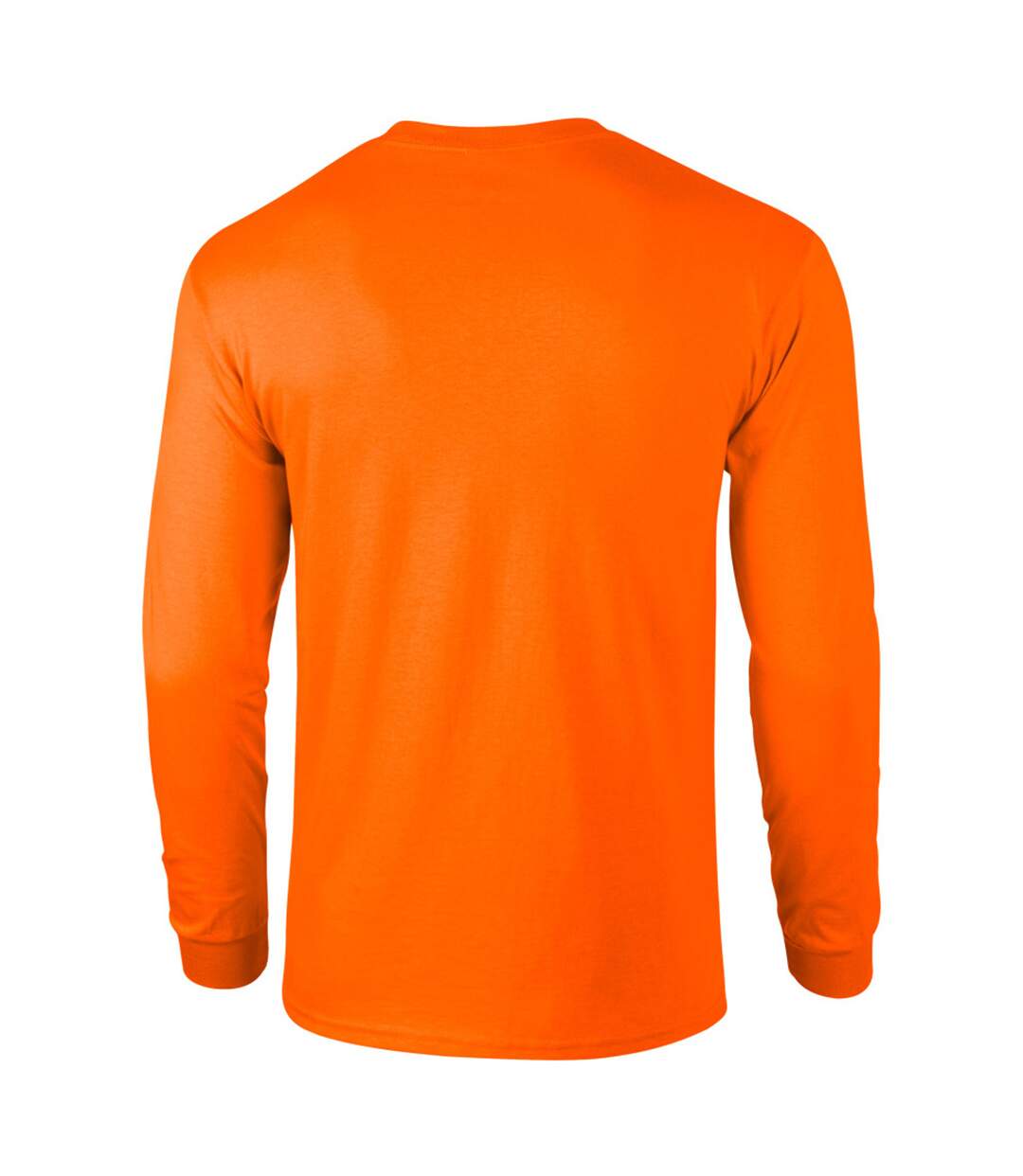 plain orange long sleeve shirt