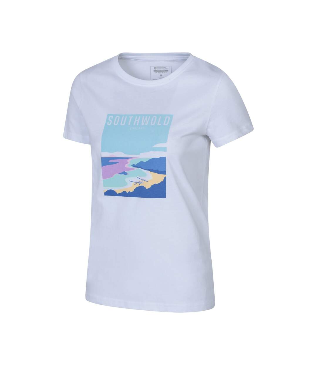 Womens/ladies southwold short-sleeved t-shirt white Mountain Warehouse-4