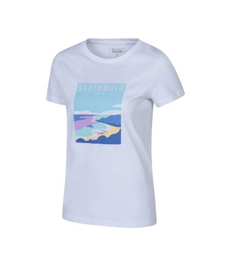 Womens/ladies southwold short-sleeved t-shirt white Mountain Warehouse