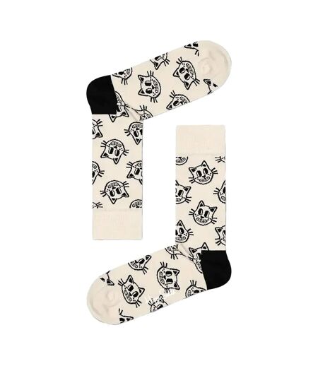 Colourful Bright Cotton Blend Cat Design Socks for Men & Women