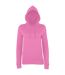 AWDis Just Hoods Womens/Ladies Girlie College Pullover Hoodie (Candyfloss Pink)