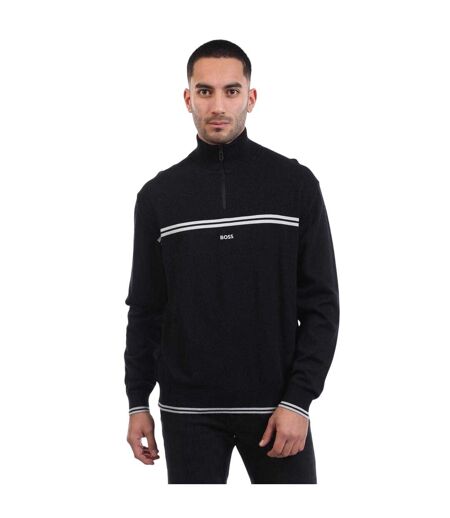 Mens K Zone Cotton Regular Pullover White Boss