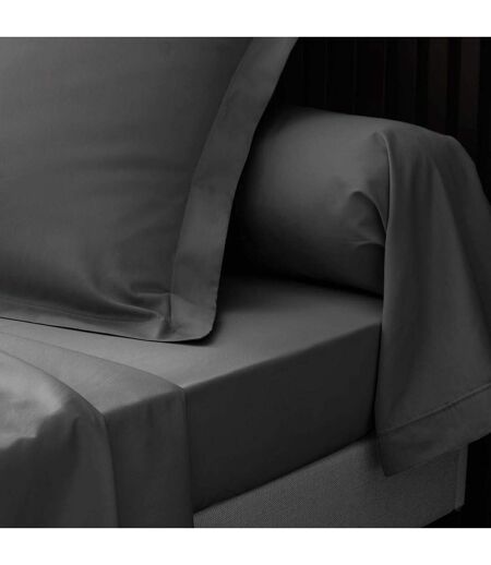 Taie d'Oreiller Percaline 50x70cm Gris Acier
