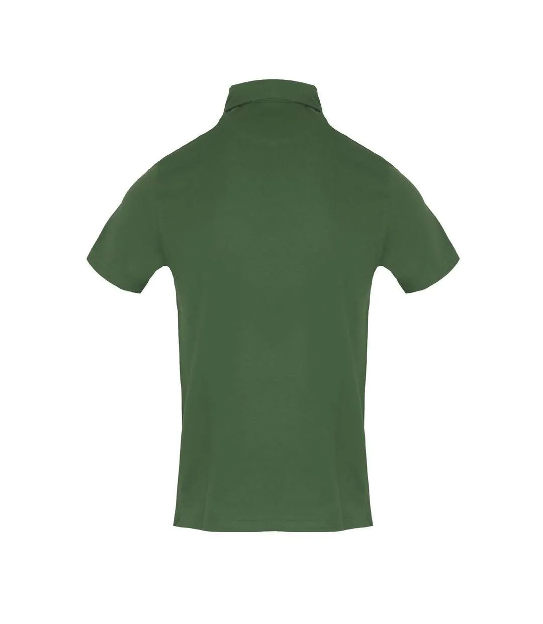 Mens Logo Collared Short-sleeved Polo Shirt Military Green Aquascutum-2