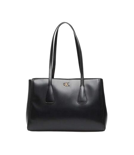 Sac cabas noir femme blanc calvin klein jeans medium