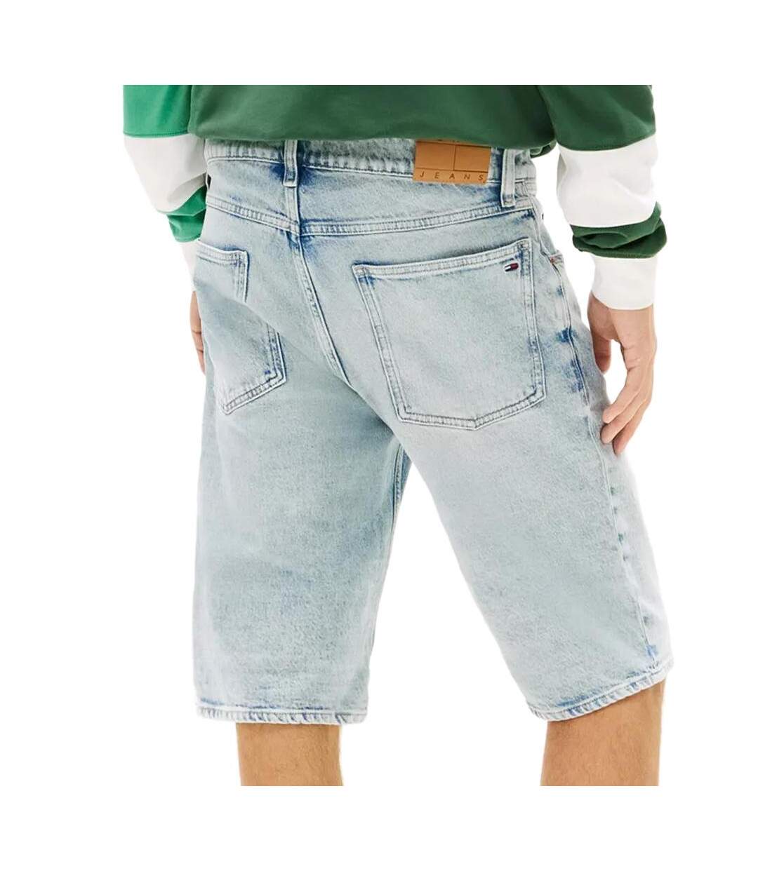 Short en jean bleu homme tommy hilfiger ronnie 26-2
