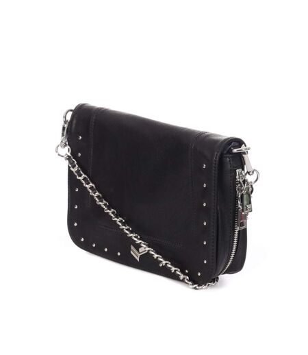 Sac à bandoulière noir femme kaporal leoni