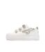 Baskets blanche/doré plateforme femme kaporal clovia-1