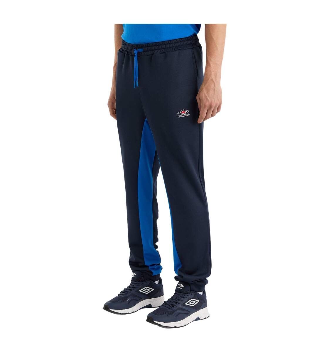 Mens drill pants dark navy/victoria blue Umbro-1