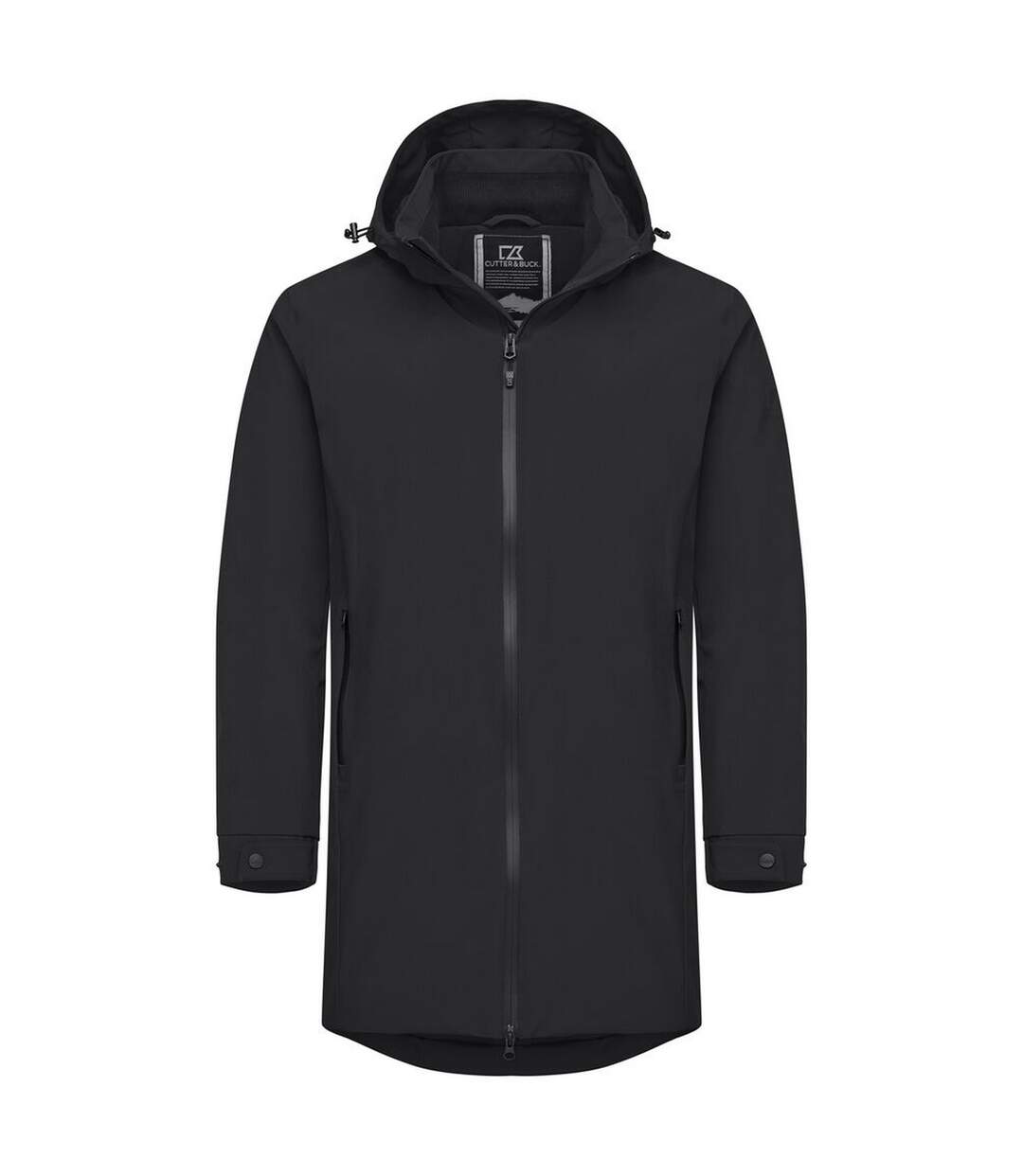 Mens Wedderburn Waterproof Jacket Black Cutter & Buck-1