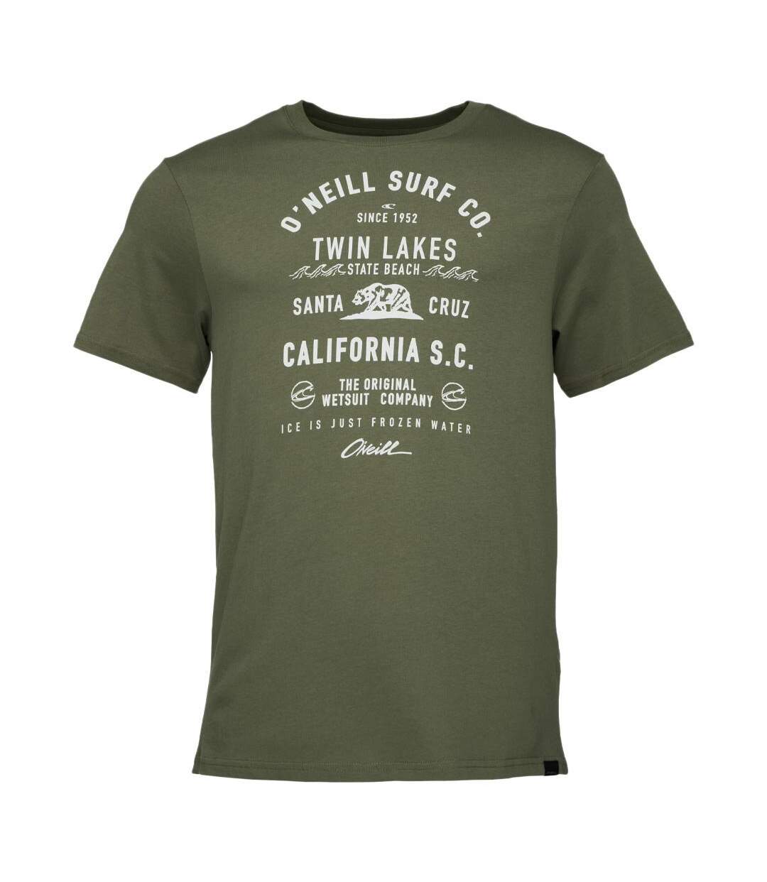 T-Shirt kaki homme o'neill muir-1