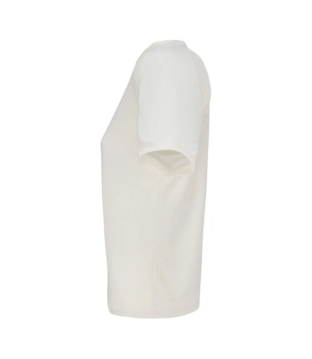 Womens/ladies Performance Ripstop T-shirt Off White SOLS-3