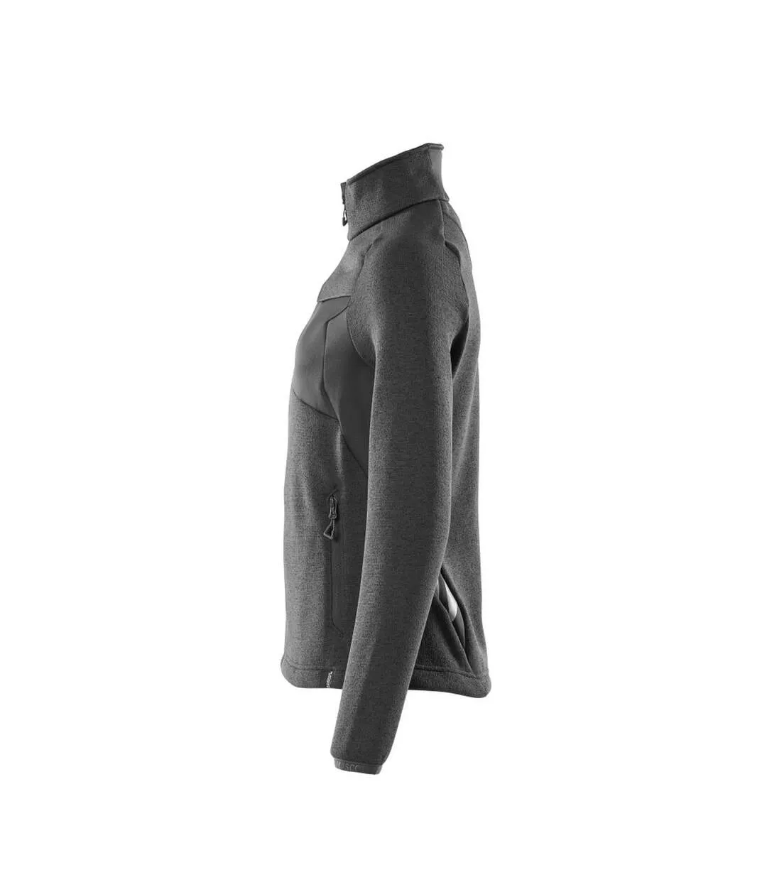 Womens/ladies Accelerate Knitted Jacket Black Mascot-3