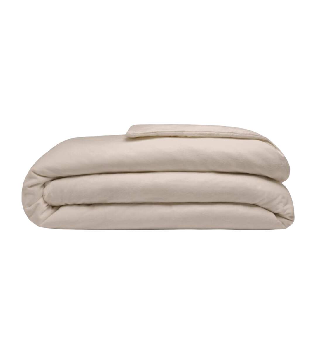 Brushed cotton duvet cover cream Belledorm-1