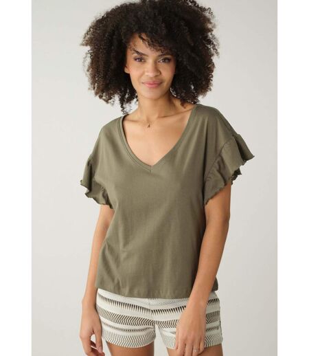 T-shirt basique fantaisie pour femme ORIA