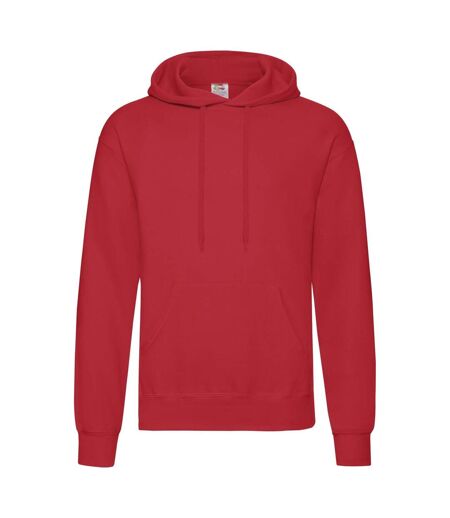 Sweat À Capuche Classic Homme Rouge Fruit Of The Loom