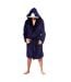 Robe De Chambre Motif/style Tête De Requin Homme Bleu Marine Keanu-2