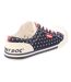 Womens/ladies Jazzin Spangle Banner Trainers Red Navy Rocket Dog-2