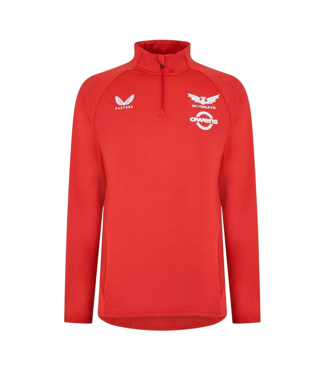 Haut De Sport Motif/style Scarlets 2024/25 Adulte Rouge Castore-2